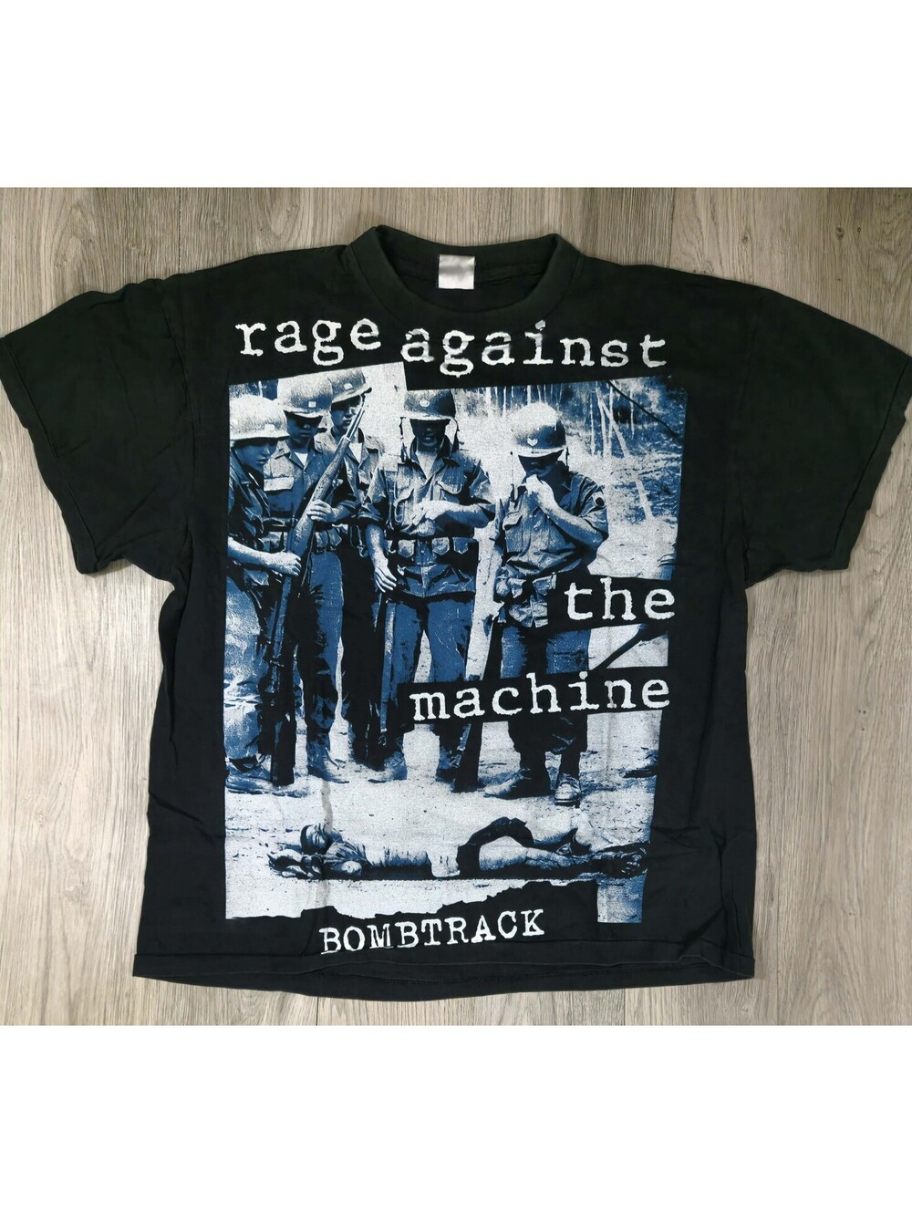 Rage Against The Machine Bombtrack Double Sided Military Band Tee (XL)
